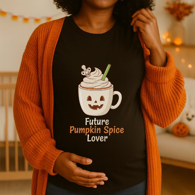 T-shirt Fun Futur Citrouille Épice Lover Grossesse Hallowe (Créateur téléchargé)