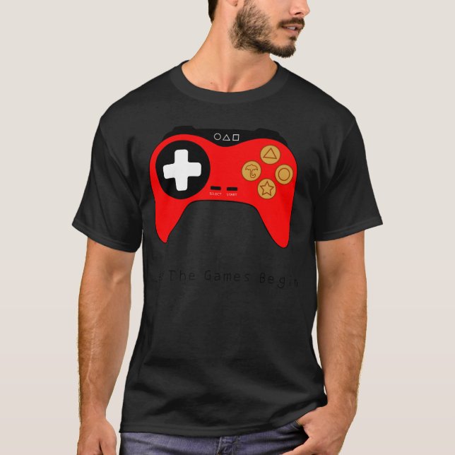 T-shirt Fun Game Of Squid Controller friend (Devant)