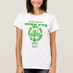T-shirt Fun green beer day St Patrick's