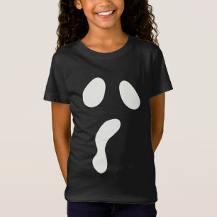 T-Shirt Fun Halloween boo face fantôme effrayant Parti