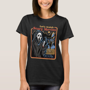 T-shirt Fun Halloween Regardons Horror Movies Ghost