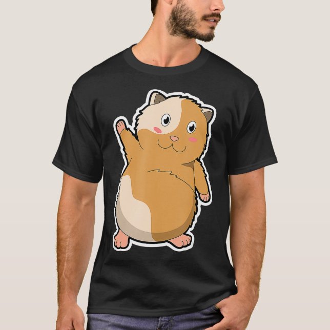 T-shirt Fun hamster d'or hamster fille enfants (4) (Devant)