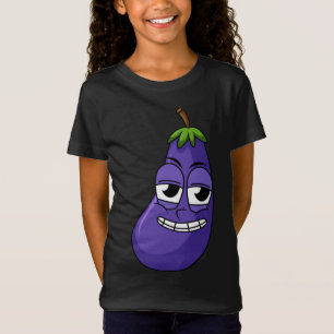 T-Shirt Fun Happy Eggplant Designs for Fruit Vegetable Veg
