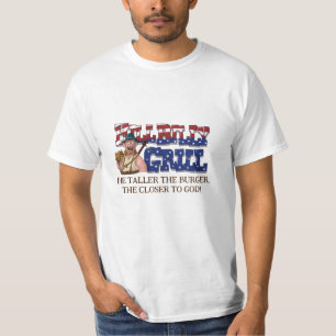 T-shirt Fun HillBilly Grill Danemark T-shirt!