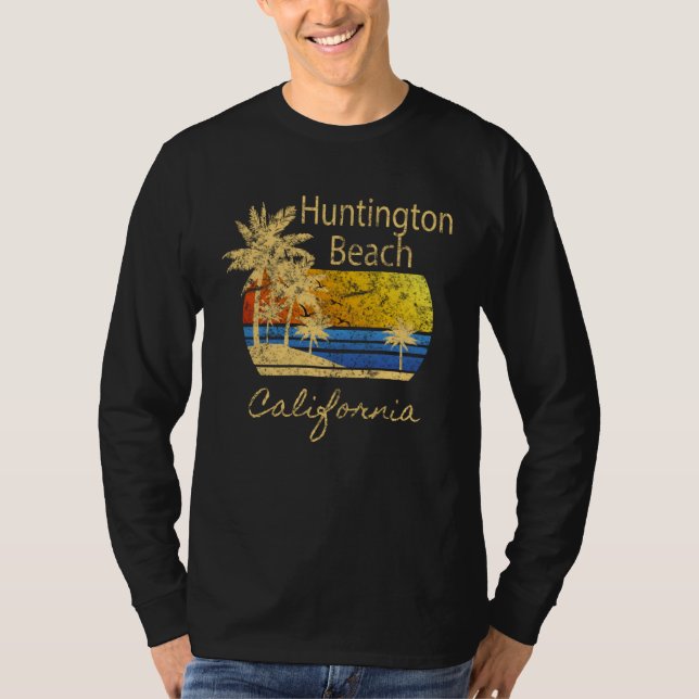 T-shirt Fun Huntington Beach CA Beach  Graphic (Devant)