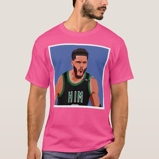 T-shirt Fun Jayson Tatum Him Portrait (Devant)