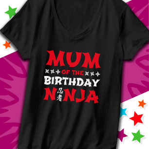 T-shirt Fun Karate Party Enfants maman de l'anniversaire N