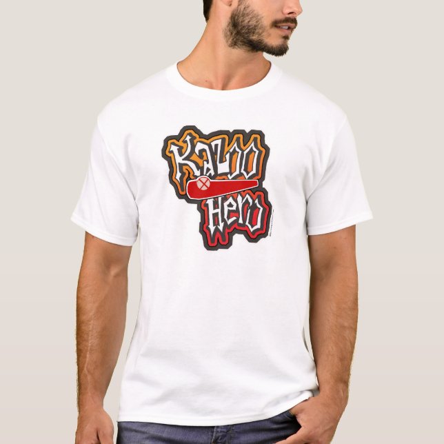 T-shirt Fun Kazoo Hero Music Slogan Art Design (Devant)