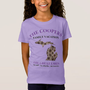 T-Shirt Fun Lake Michigan Great State State pétoskey rock