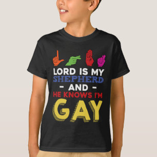 T-shirt Fun LGBT Gay pride Mois Sensibilisation ASL Langue