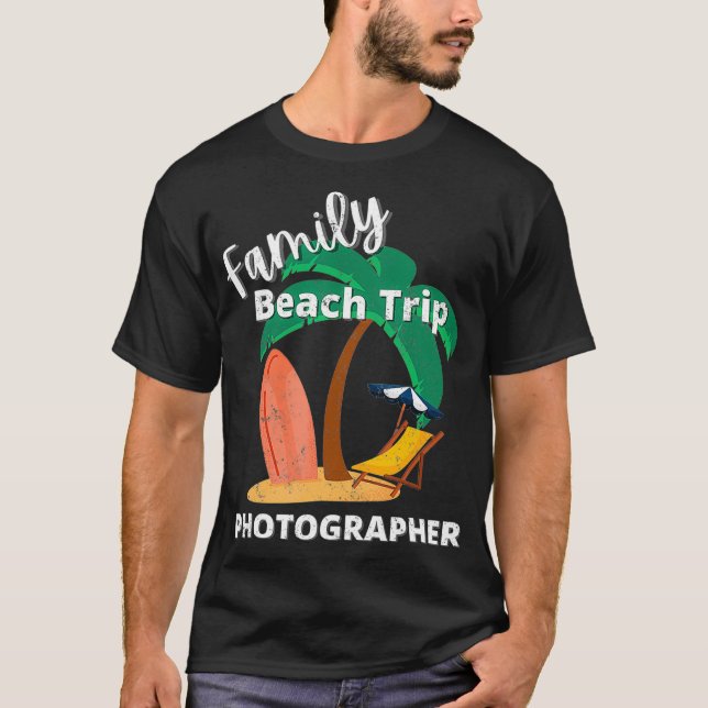 T-shirt Fun Matching Family Beach Road Triage Cool PHOTOGR (Devant)