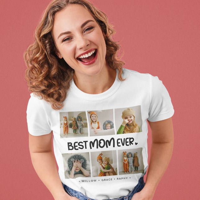 T-shirt Fun Moderne 'MEILLEURE MÈRE JAMAIS' 6 Photo (Créateur téléchargé)