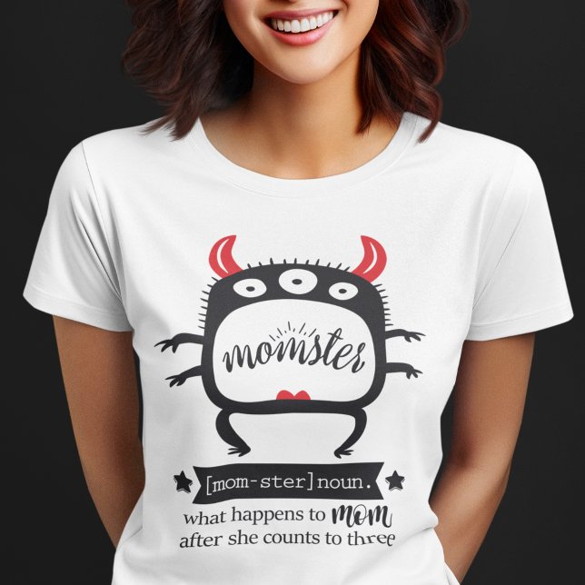 T-shirt Fun momster ironique humoristique vie maman vie (Créateur téléchargé)