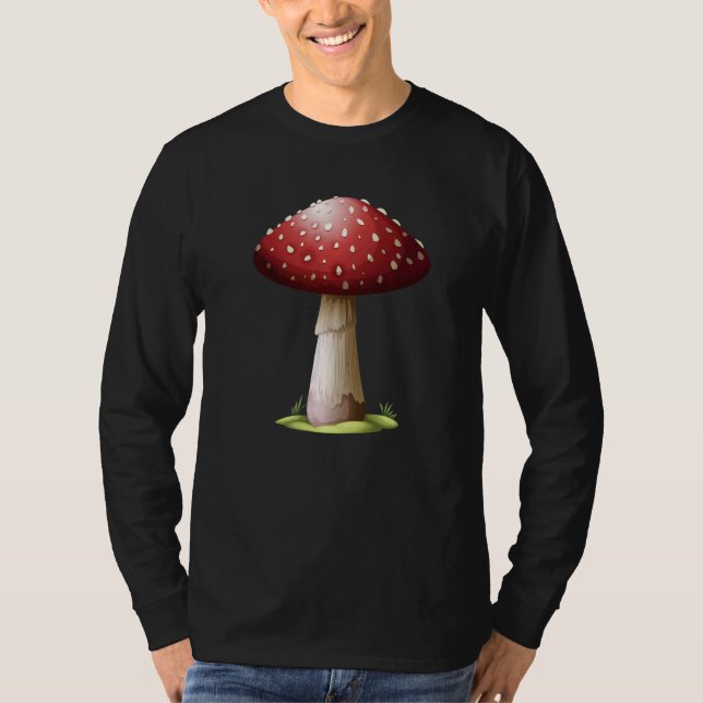 T-shirt Fun Mushrooms Foraging Mycology Fungi Cool Mushroo (Devant)