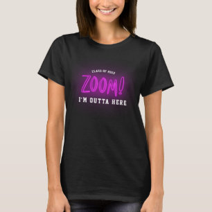 T-shirt Fun Neon rose Zoom Graduation Moderne tendance à d