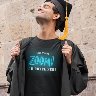 T-shirt Fun Neon Zoom Cool de graduation Moderne tendance