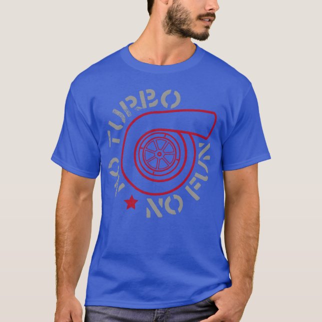 T-shirt Fun no turbo no fun (Devant)