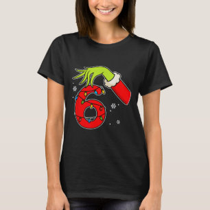 T-shirt Fun numéro 6 Noël 67 Six Sept Mème Xmas Hommes