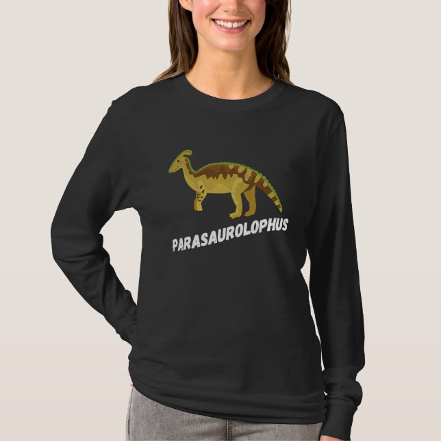 T-shirt Fun Parasaurolophus Dinosaur (Devant)