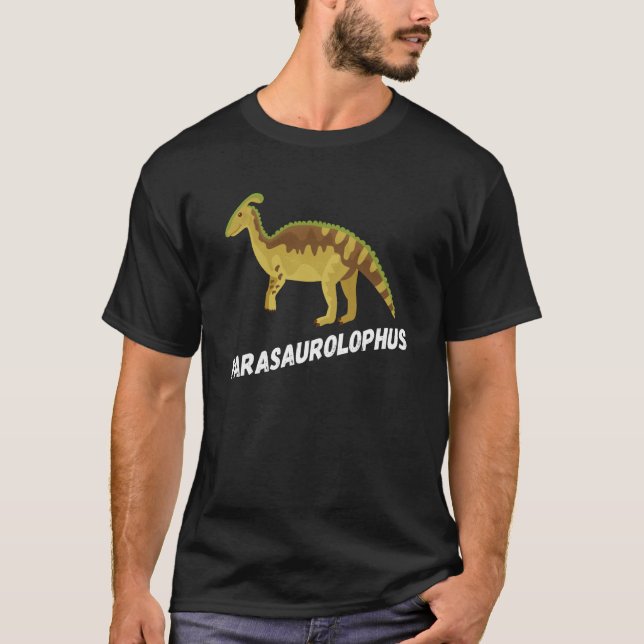 T-shirt Fun Parasaurolophus Dinosaur (Devant)