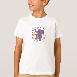 T-shirt Fun playing baby elephant 