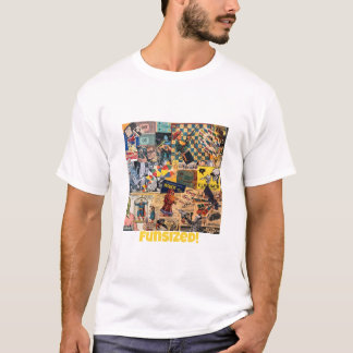 T-shirt Fun retro collage t shirt