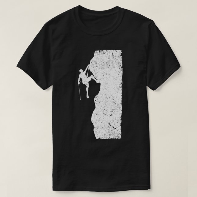 T-shirt Fun Rock Escalade Mountain Climber Bouldering Moun (Design devant)