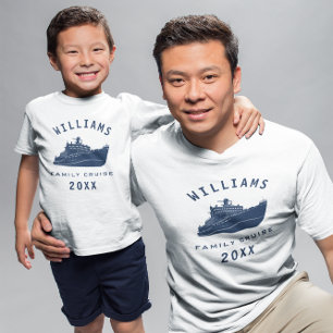 T-shirt Fun Sea Cruise Ship Famille Réunion Vacances été