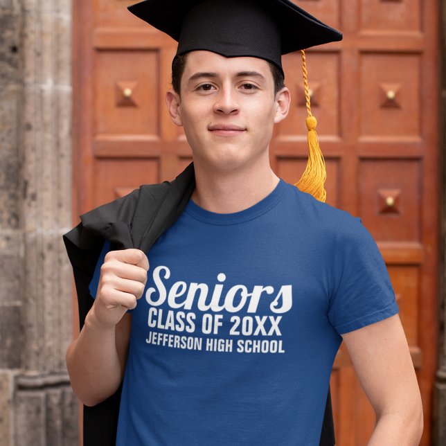 T-shirt Fun Senior Grad Classe personnalisée de 2023 (Créateur téléchargé)