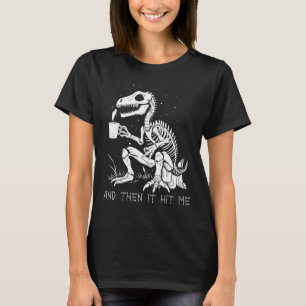 T-shirt Fun Skeleton Dinosaure Costume Goth Hommes Femmes
