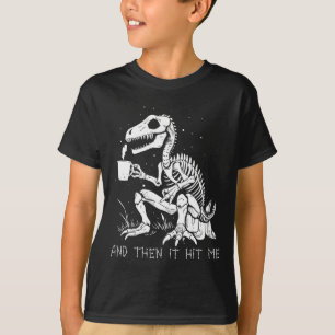 T-shirt Fun Skeleton Dinosaure Costume Goth Hommes Femmes 
