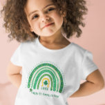T-Shirt Fun St Patrick Boho Rainbow Luck Clover Leprechaun<br><div class="desc">La St Patrick's Day porte sur l'Irlande, les léprechauns, le trèfle vert, et bien sûr la chance des Irlandais. Nos t-shirts blancs et verts St Patrick's Day pour les enfants sont un must-have pour vos petits ce jour férié. Avec son joyeux, fantaisiste, élégant et cool arc-en-ciel et shamrock de trèfle...</div>