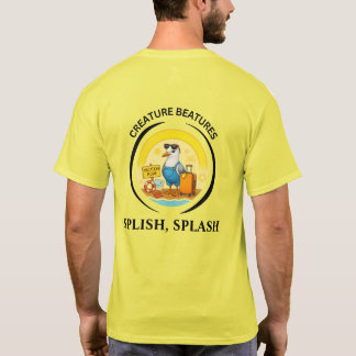 T-shirt fun sunny destination seagull beach traveller
