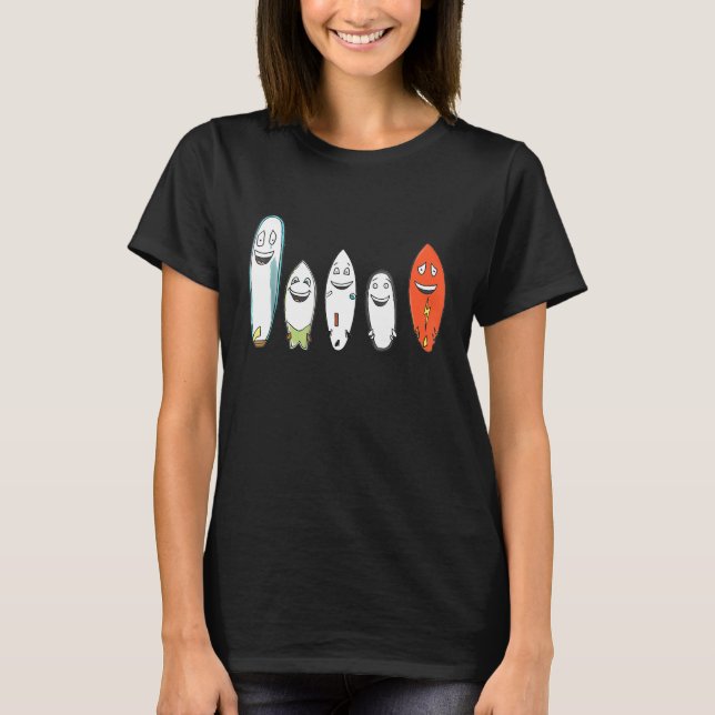 T-shirt Fun Surfboard Tee Surfboard T Shirts pour Hommes F (Devant)