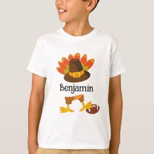 T-shirt Fun Thanksgiving Football Turquie