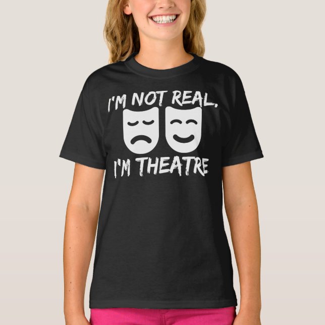 T-shirt Fun Theater Masques cadeau pour Actor Producteur D (Devant)