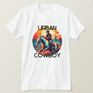 T-shirt Fun Urban Cowboy