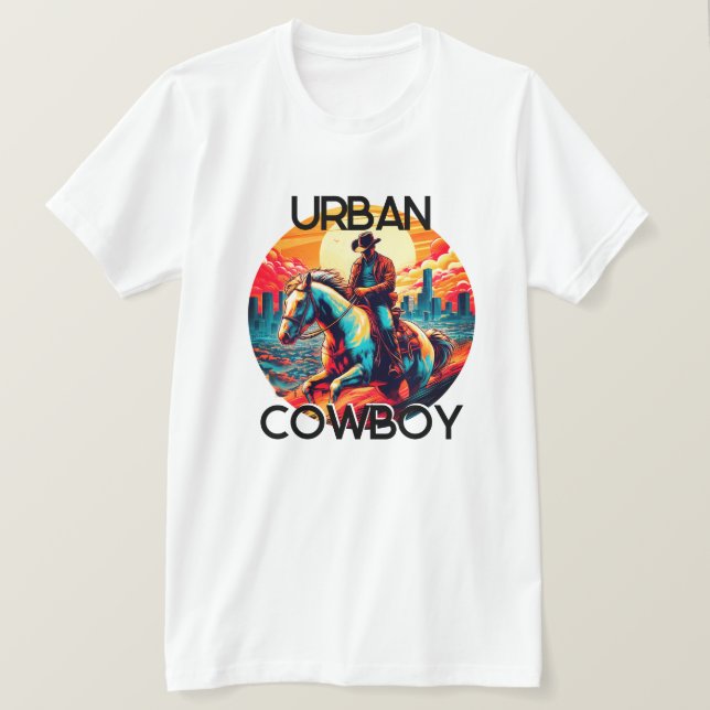 T-shirt Fun Urban Cowboy (Design devant)