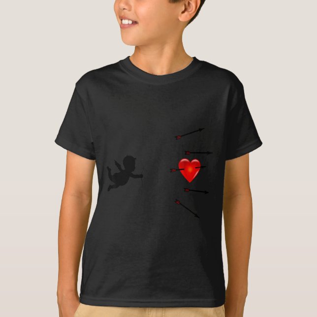 T-shirt Fun Valentine's Day - Cud Heart &amp; Arrows Tee S (Devant)
