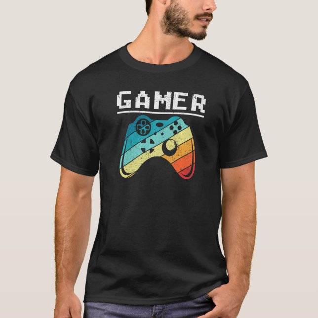 T-shirt Fun video games gamer gaming joke quote not gaming (Devant)
