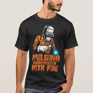 T-shirt Fun Welder Hommes Souder Comme Coudre Avec Fusin F
