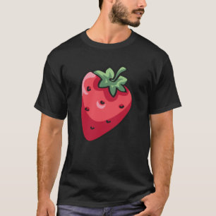 T-shirt Fun whimsical maintenant pop fraise