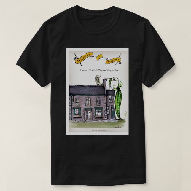 T-shirt Fun Yorkshire Peapod (Design devant)