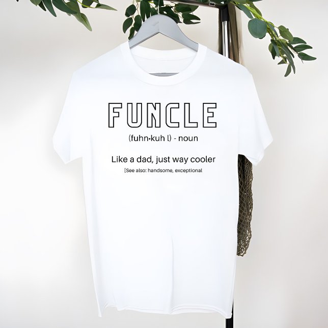 T-shirt Funcle Le Cool et Funny Uncle Définition (Créateur téléchargé)