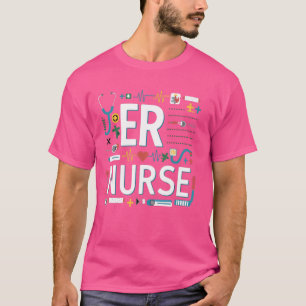 T-shirt Fundy infirmière infirmière de secours infirmière