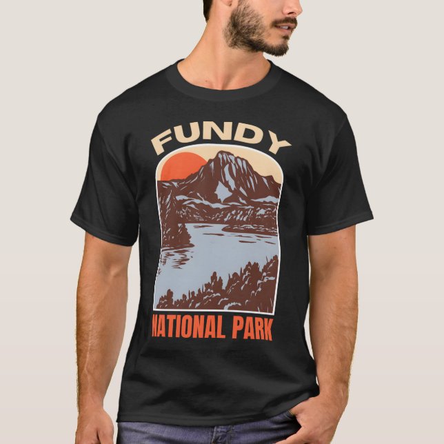 T-shirt Fundy, Nouveau-Brunswick � Spirit of Australia (Devant)