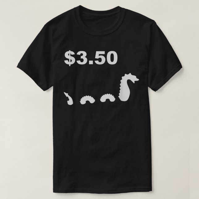 T-shirt Fundy Tree Fiddy Loch Ness Monster Three Fifty Te (Design devant)