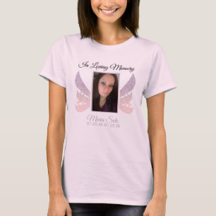 T-shirt Funérailles Mémorial Sparkle Enterrement Paillette