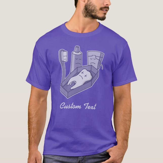 T-shirt funéraire pour dents (Devant)