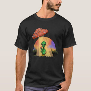 T-shirt Fungus Magic Psilocybin Champignons Alien OVNI